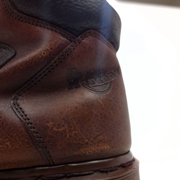 Dr. Martens 8280 Vintage Brown Leather Ankle Trail Hiking Boots Mens 9 Gorpcore - Picture 9 of 11